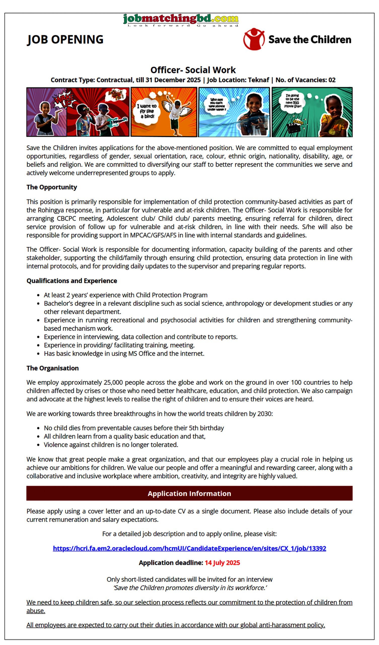 NGO Jobs in Chittagong 