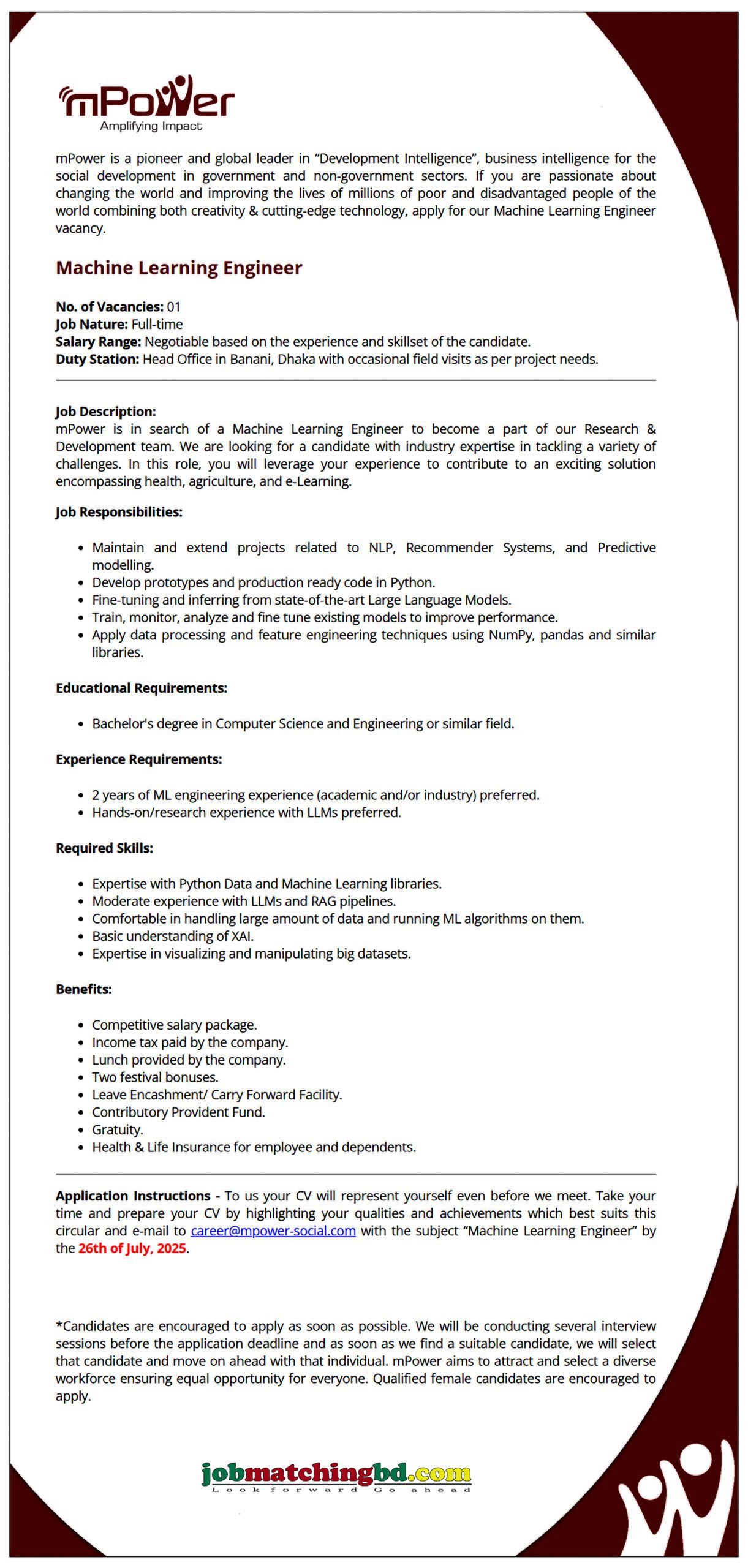 Engineering Jobs in Bangladesh