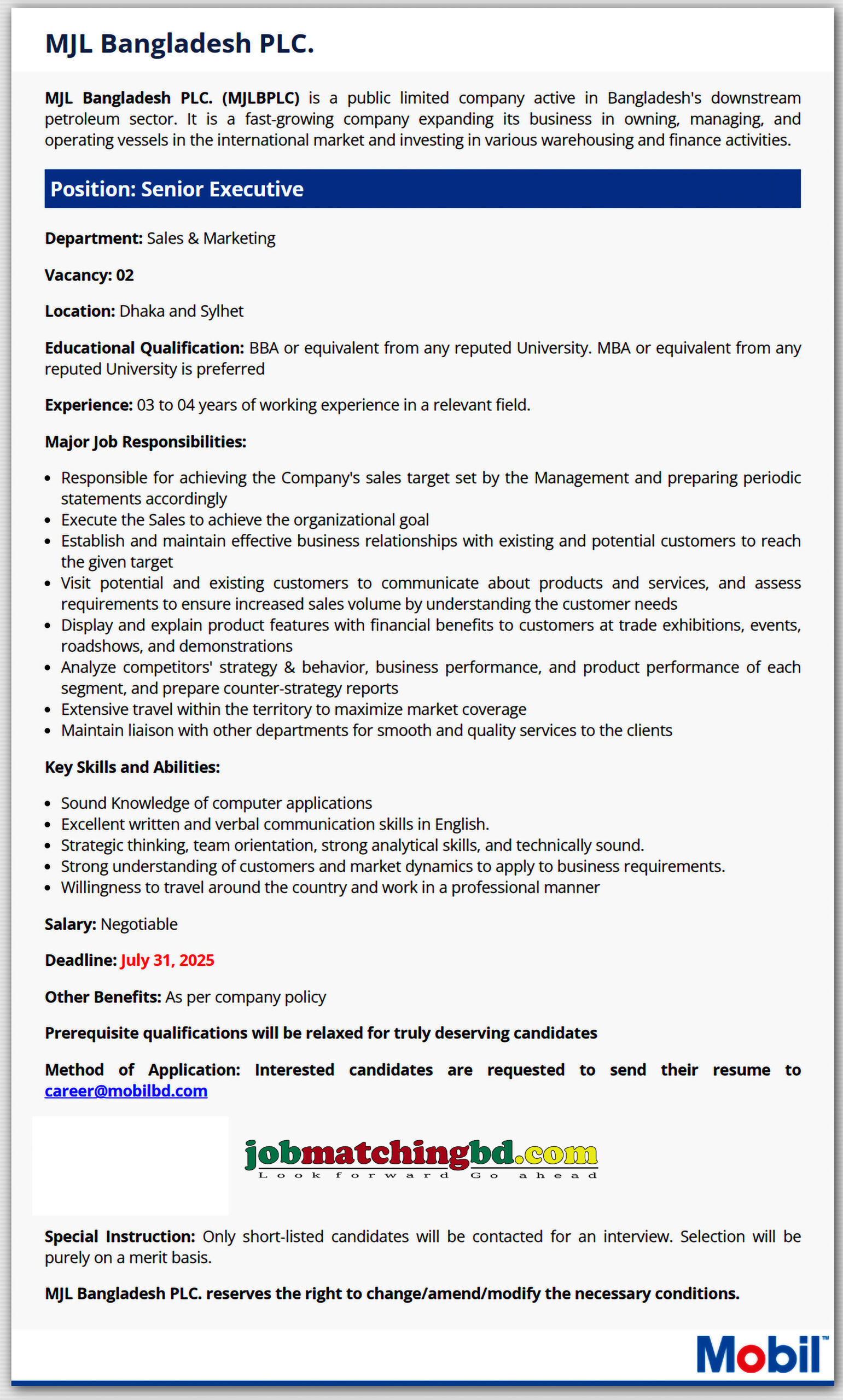 Executive Jobs