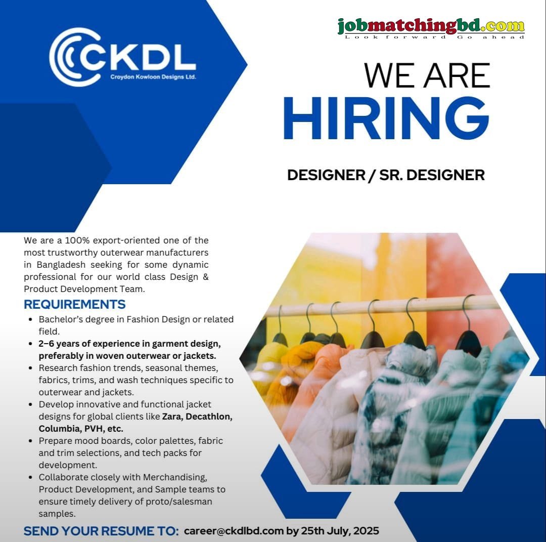 Garments Job in Banglades