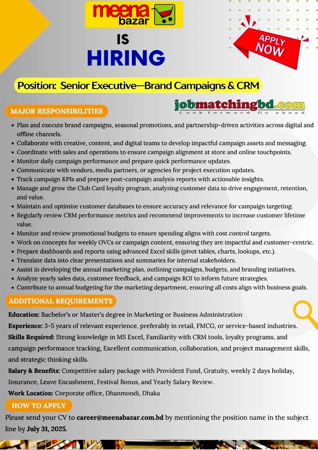 Marketing Jobs in Dhaka