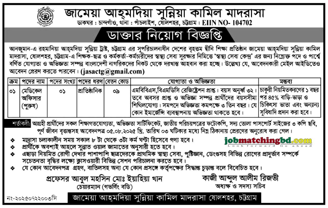 Medical Officer Jobs