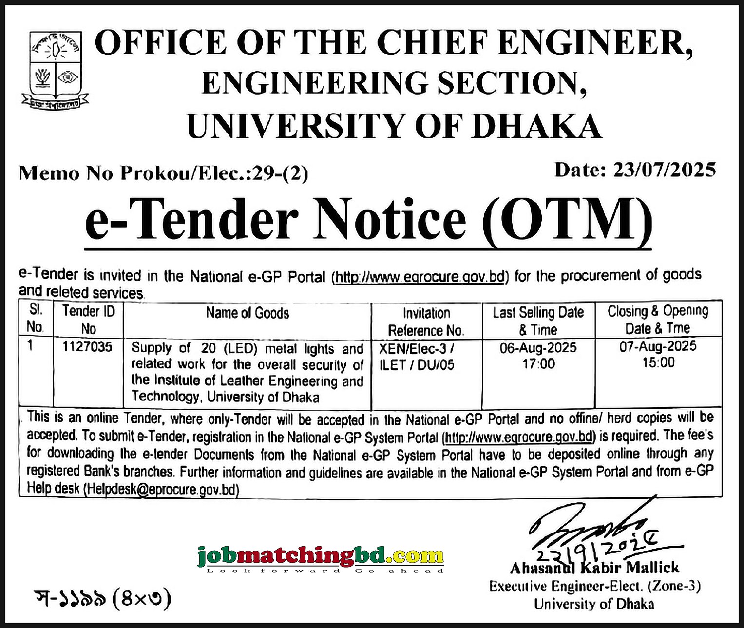 BD Tender