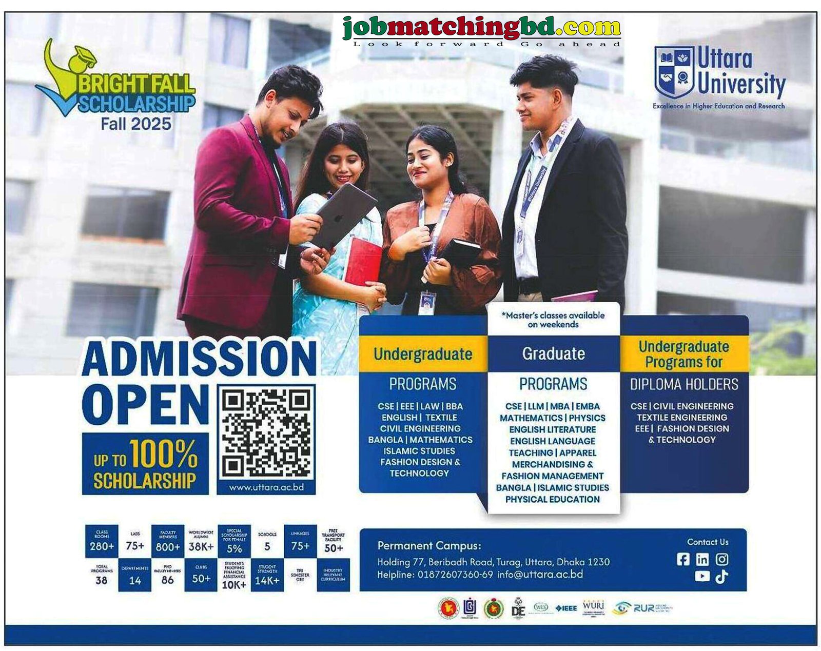 Uttara University Admission