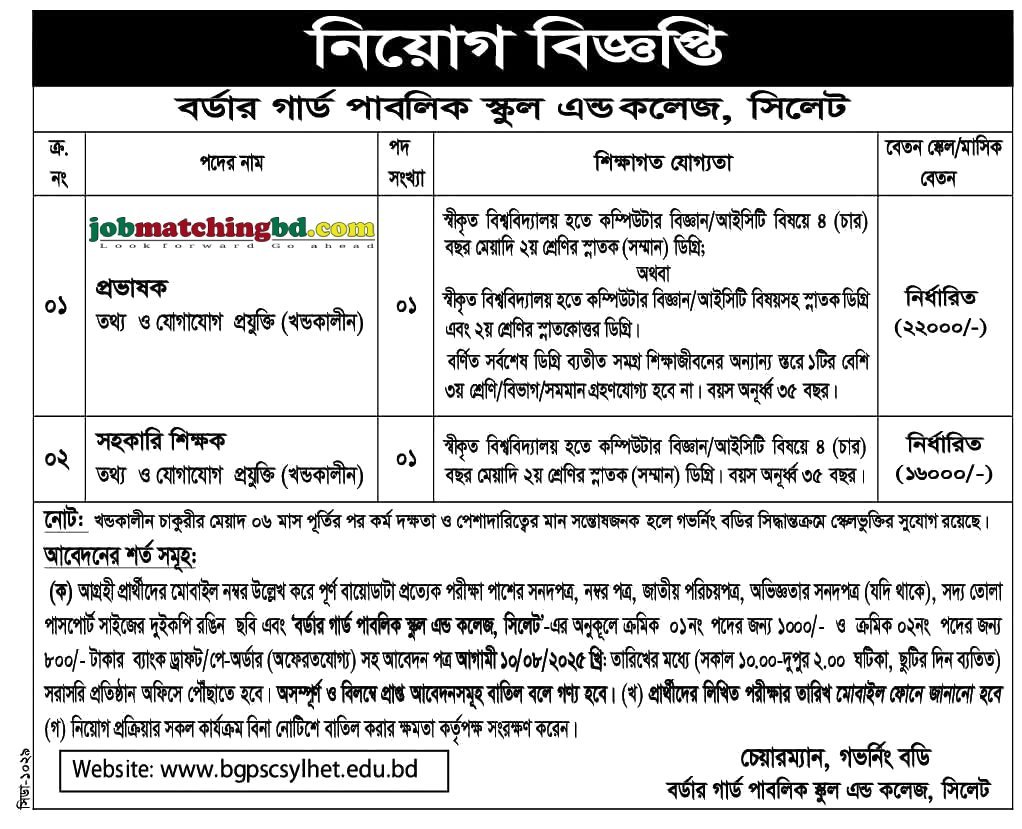 Education Job Circular