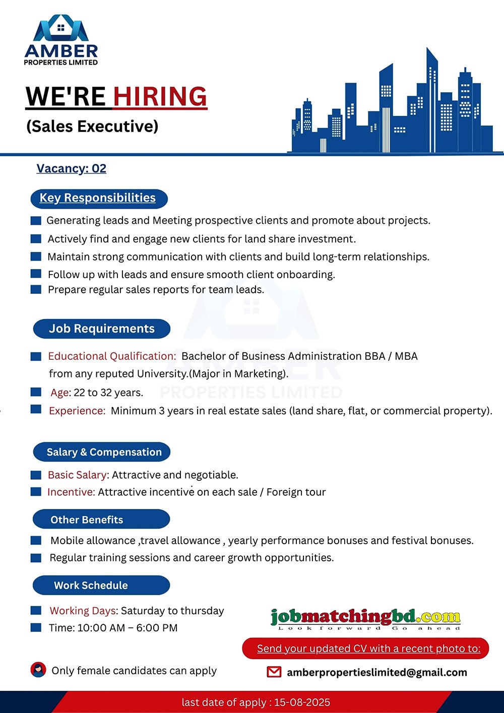 Sales Job in Dhaka