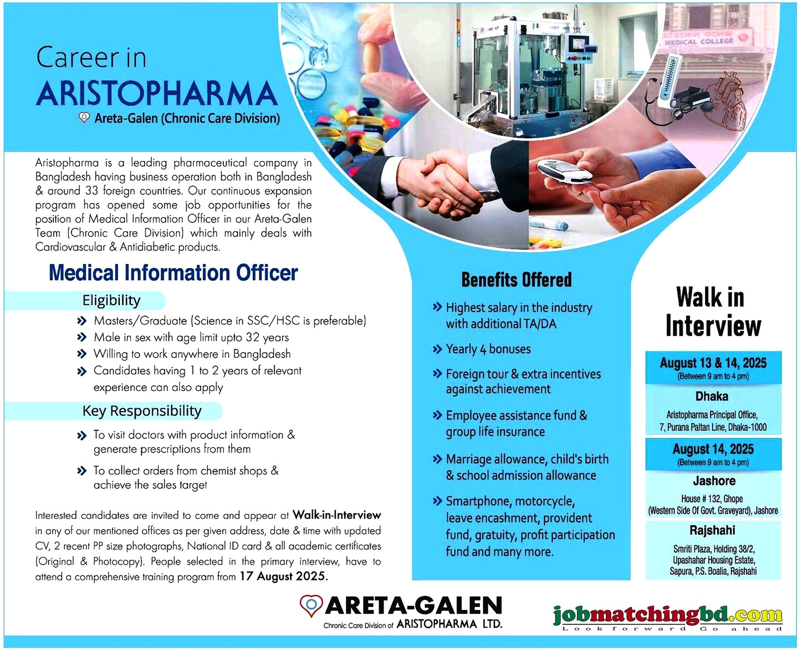 Pharma Job in BD 