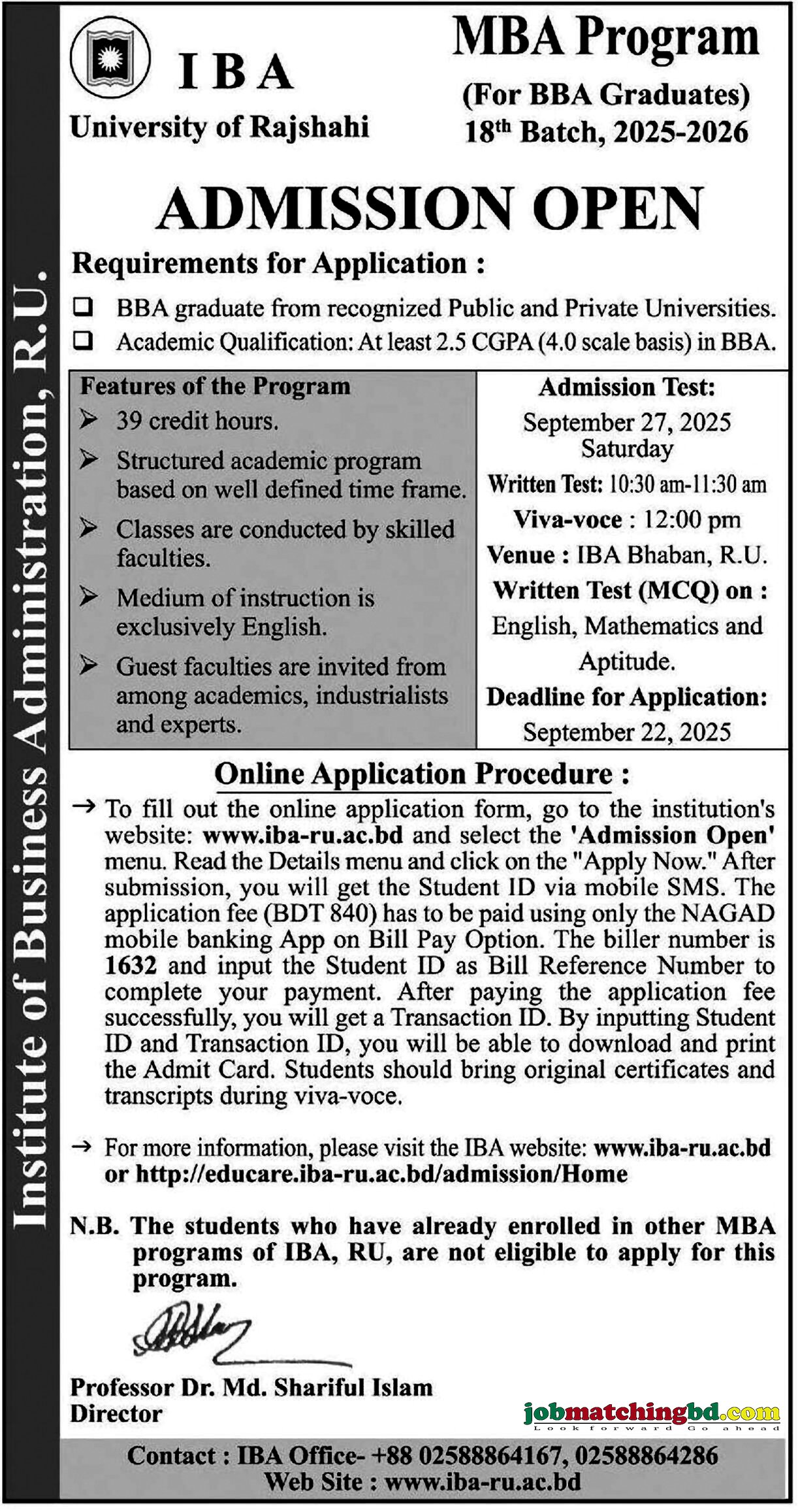 Rajshahi University Admission