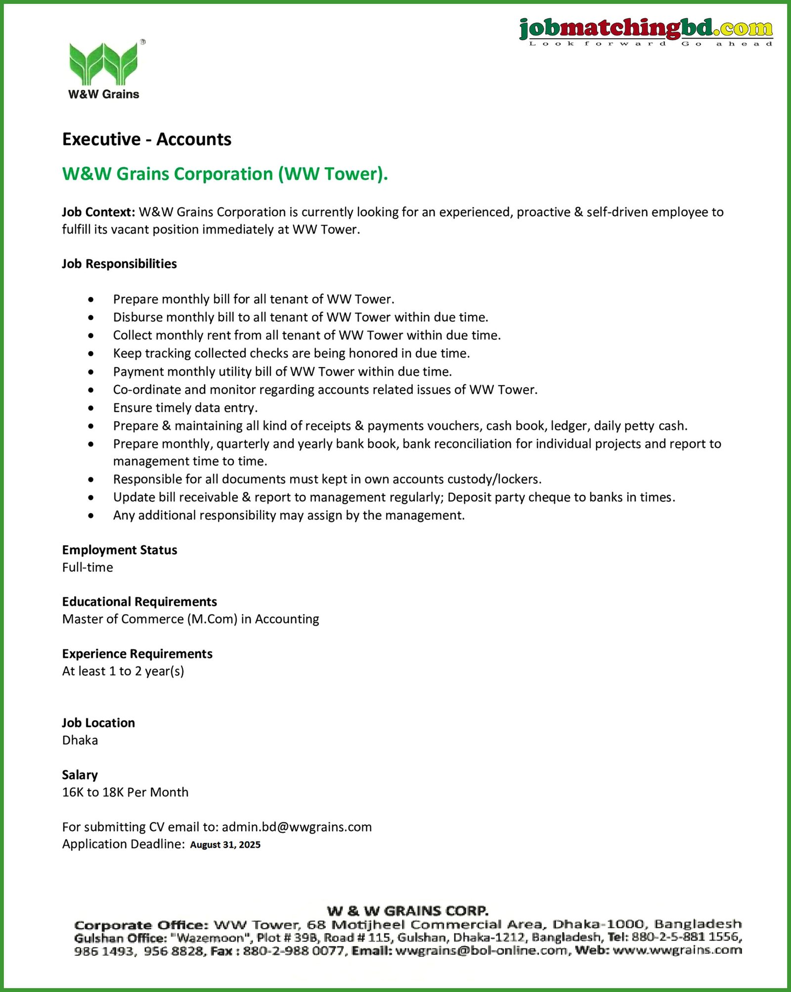 Accounts Finance Jobs