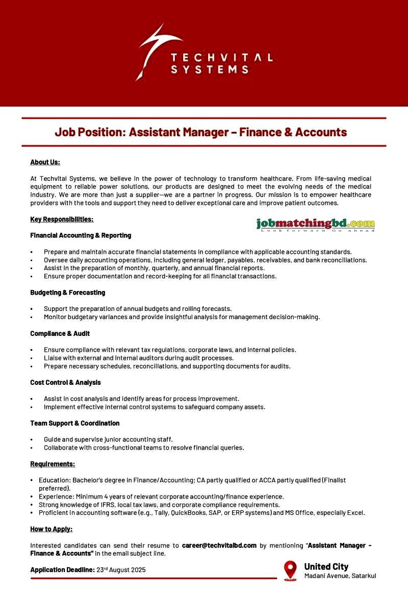 Accounts Finance Jobs