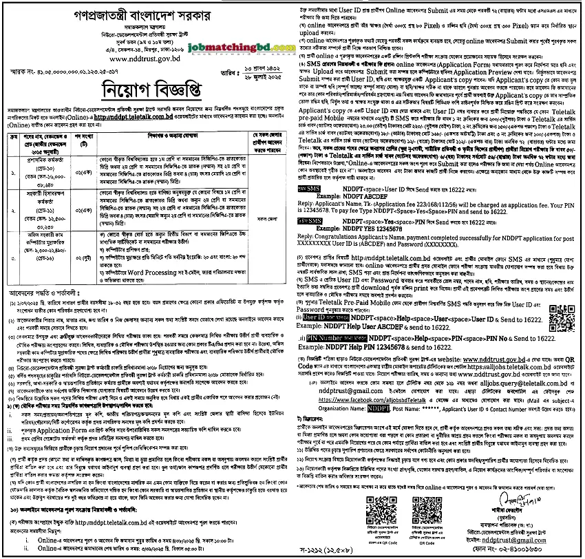 NDDPT Job Circular