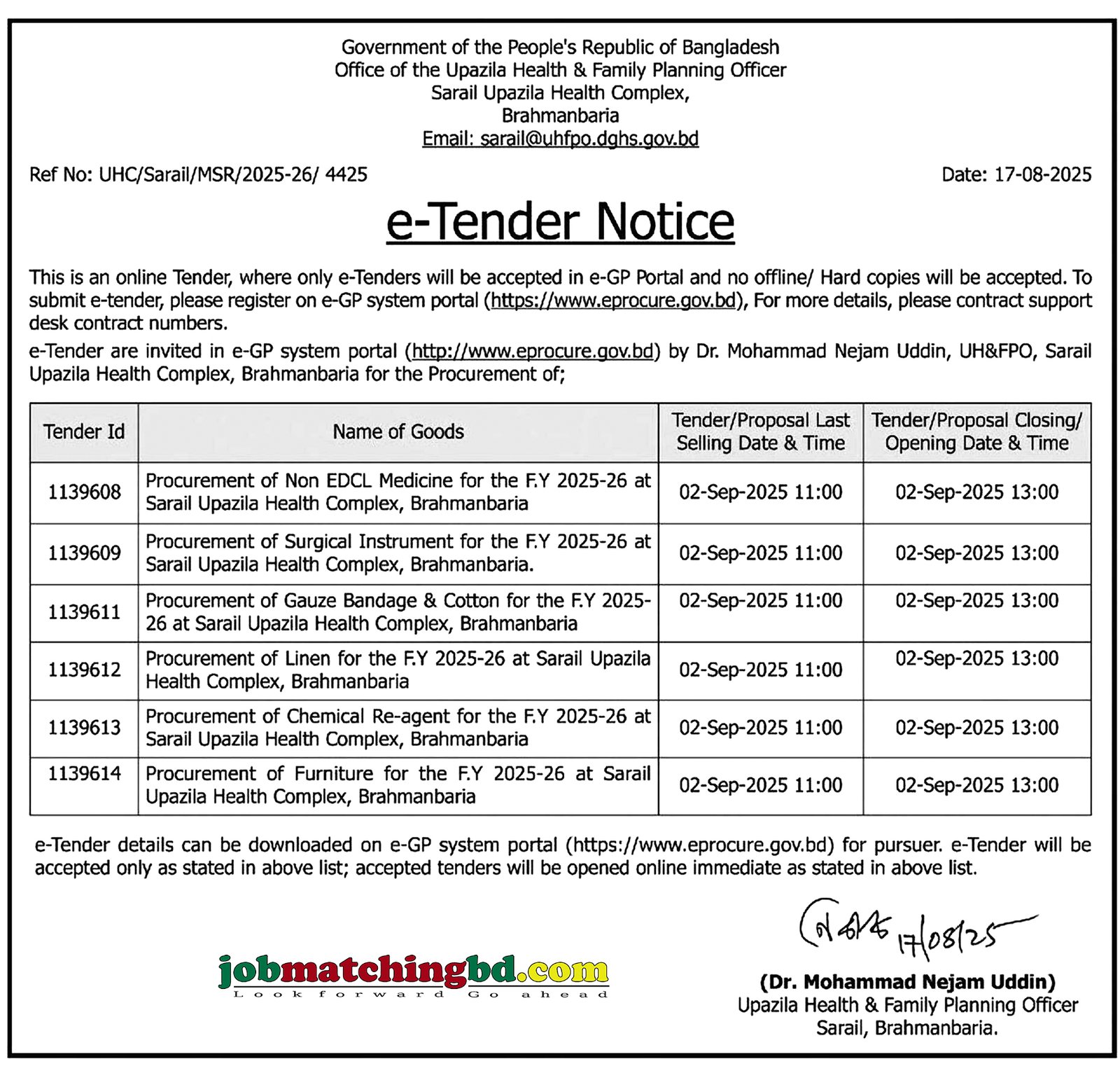 BD Tender 