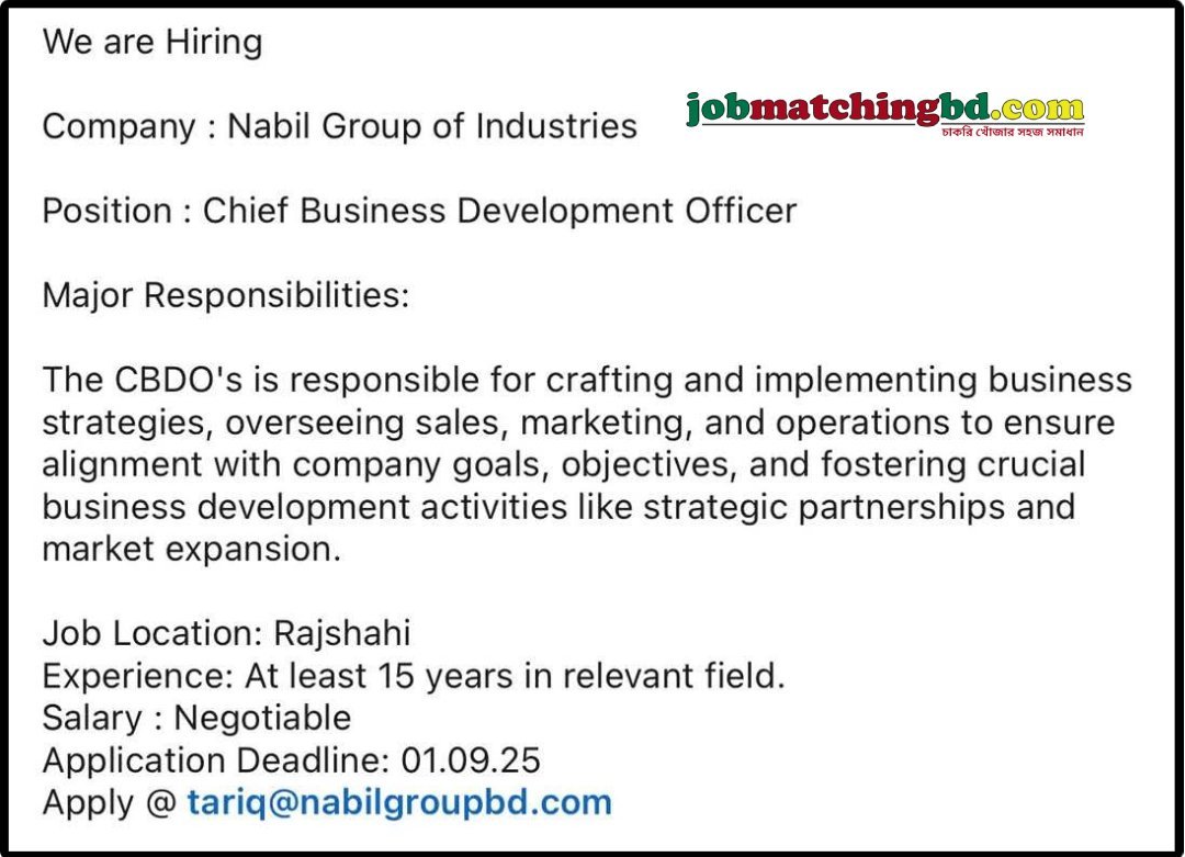 Business Development Job