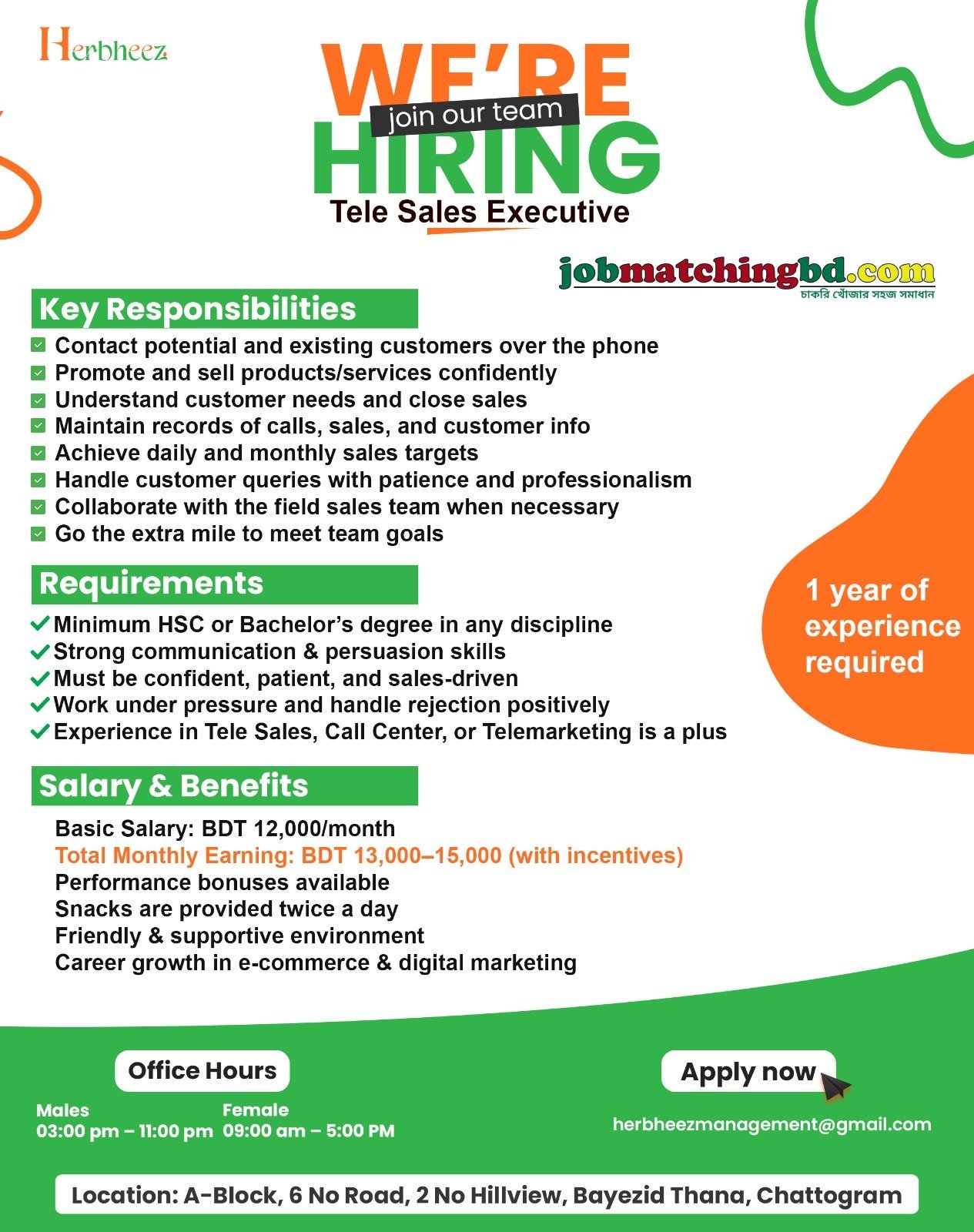 Marketing Job Circular