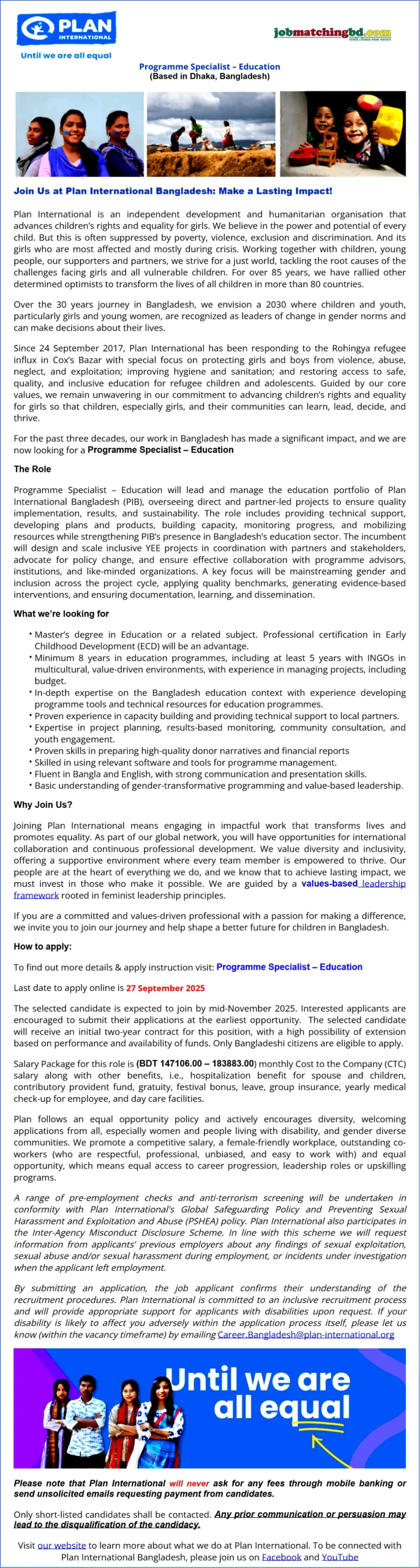 Ngo Job Circular