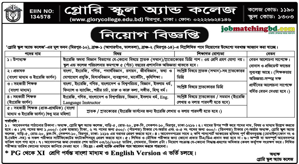 Education Job Circular