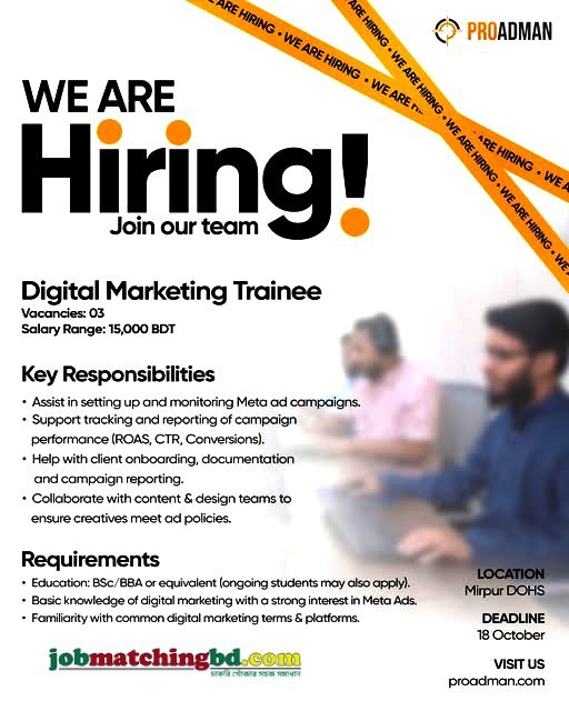 Digital Marketing Jobs Circular