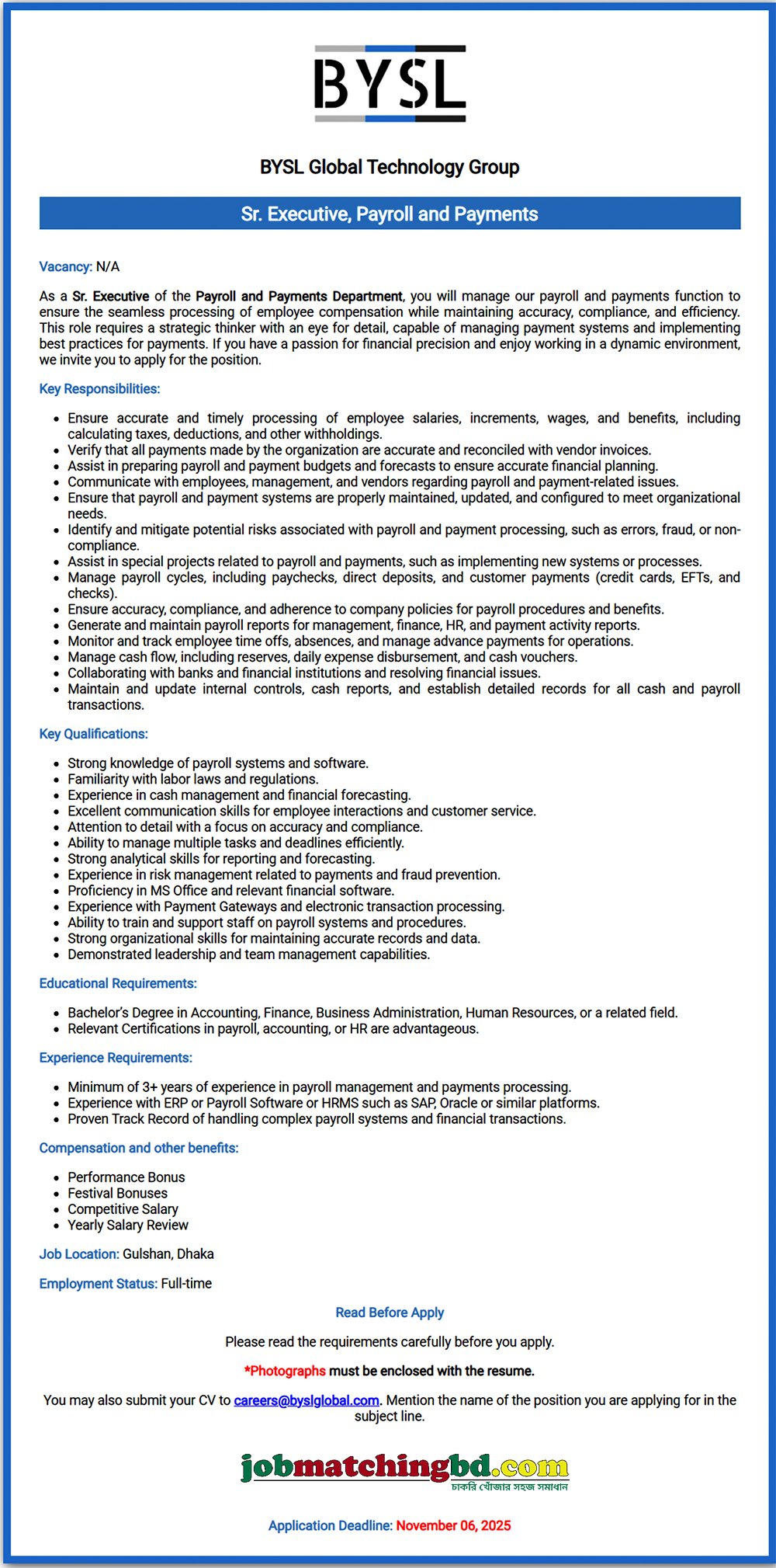 Garments Job in Dhaka