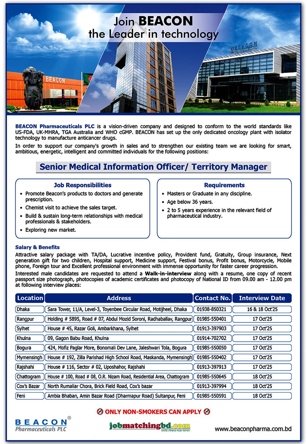Pharmaceutical Job in Bangladesh 