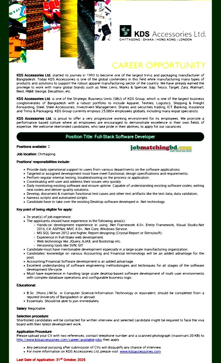 IT Jobs in Bangladesh