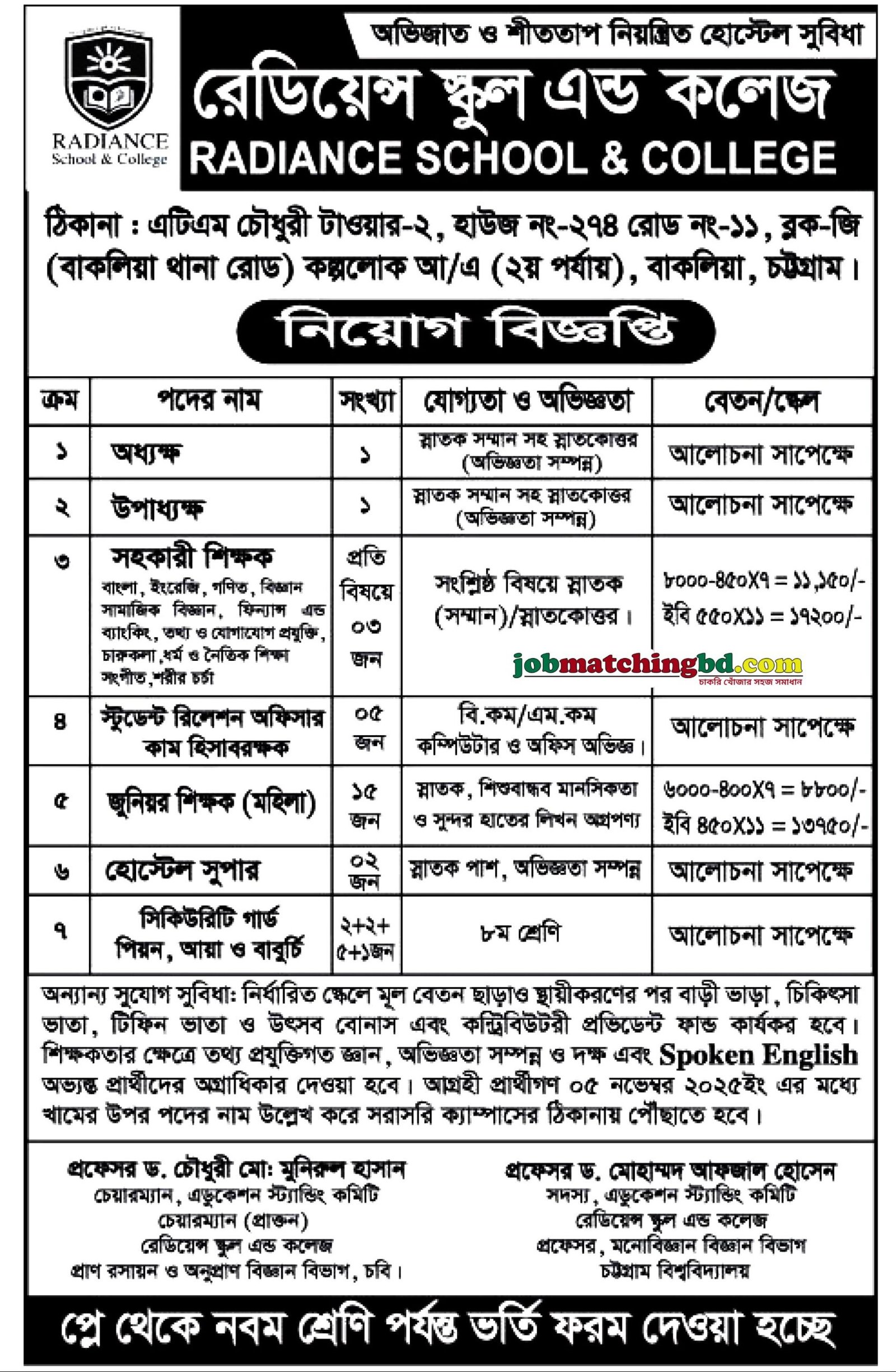 Education Jobs Circular
