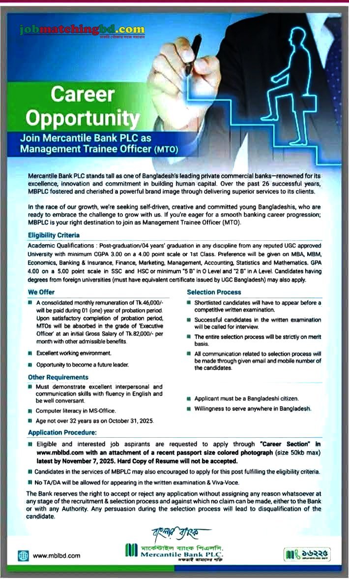 BD Bank Job Circular