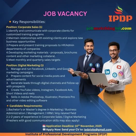 Marketing Jobs in Dhaka