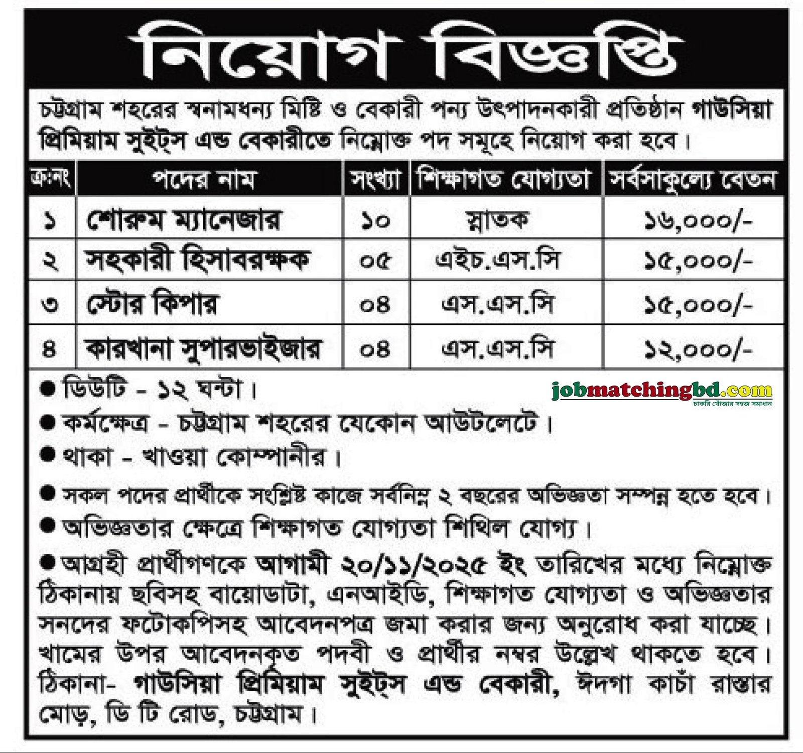 Accounting jobs in Bangladesh