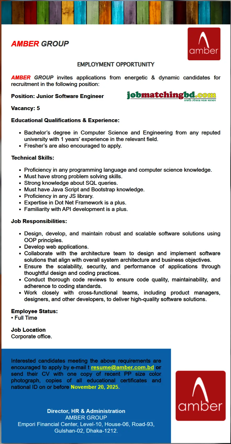 Engineer Jobs in Bangladesh