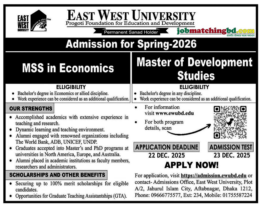 East West University Admission