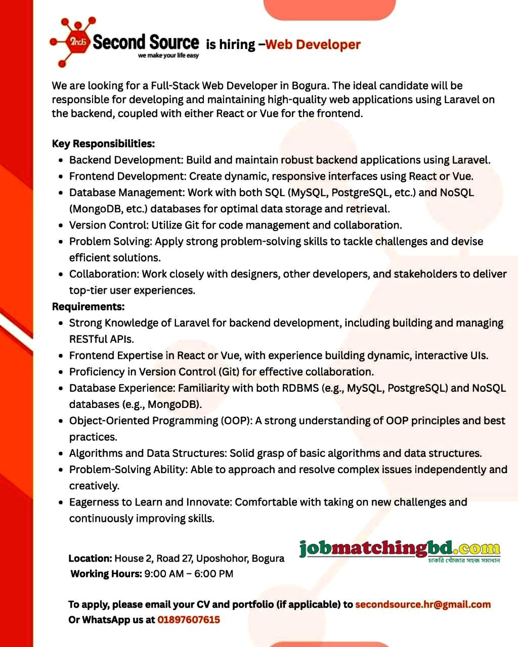 IT Jobs in Bangladesh 