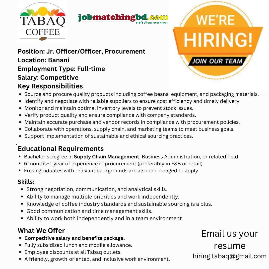 Supply Chain Management Job