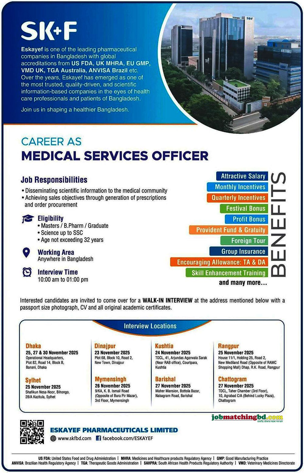 Pharmaceutical Job in Bangladesh