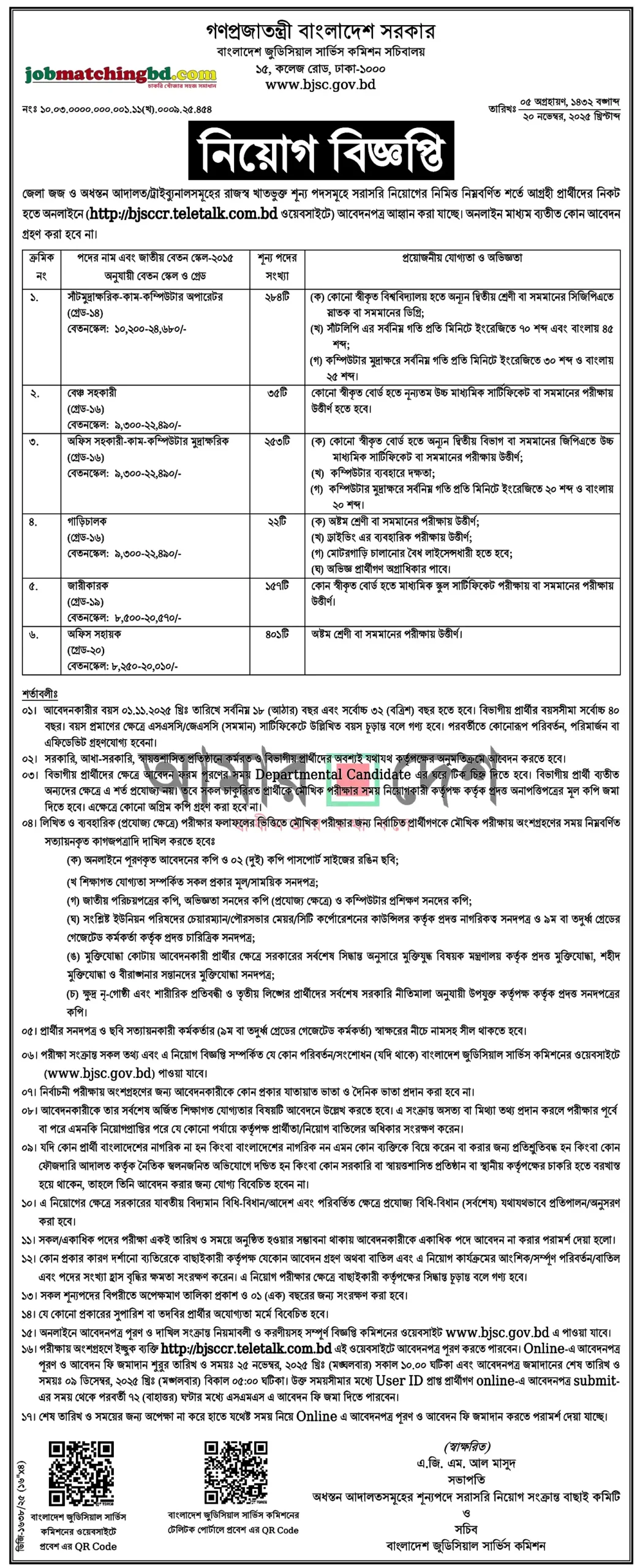 BJSC Circular