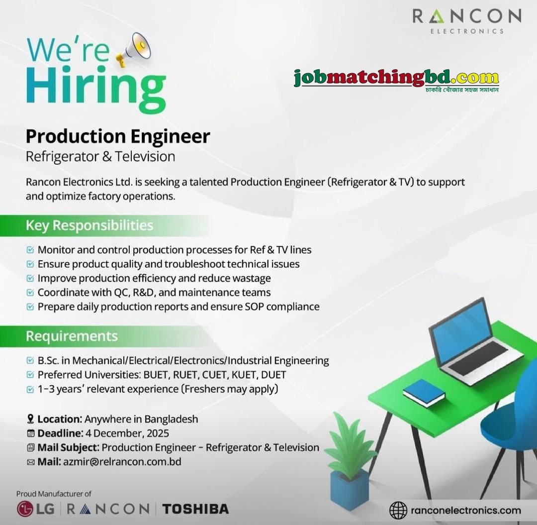 Engineering Job in Bangladesh