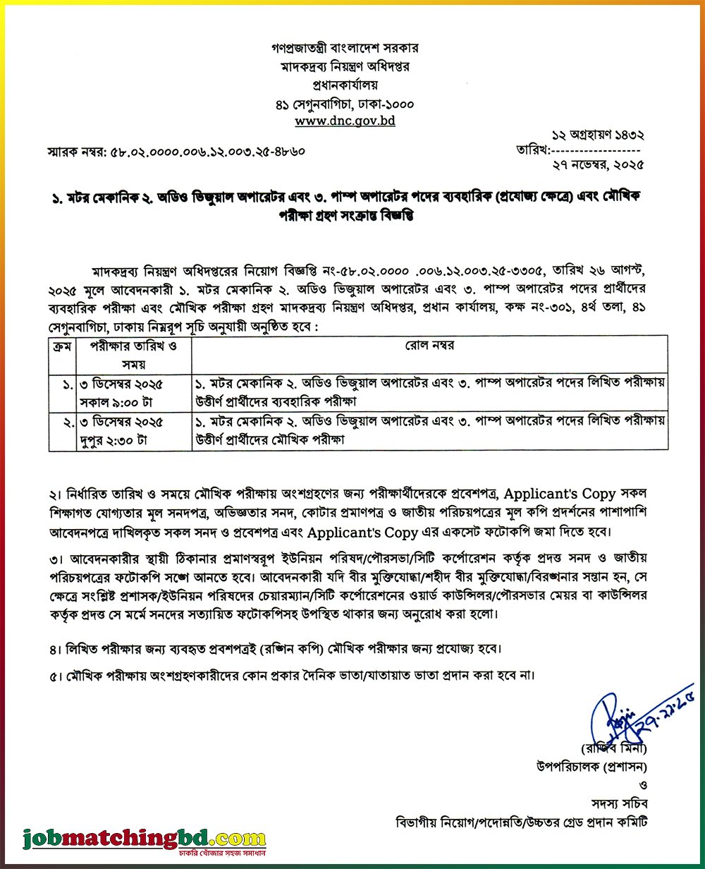 Department of Narcotics Control