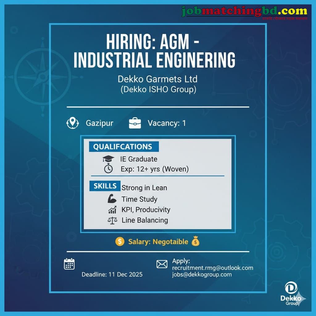 Engineering Job in Bangladesh