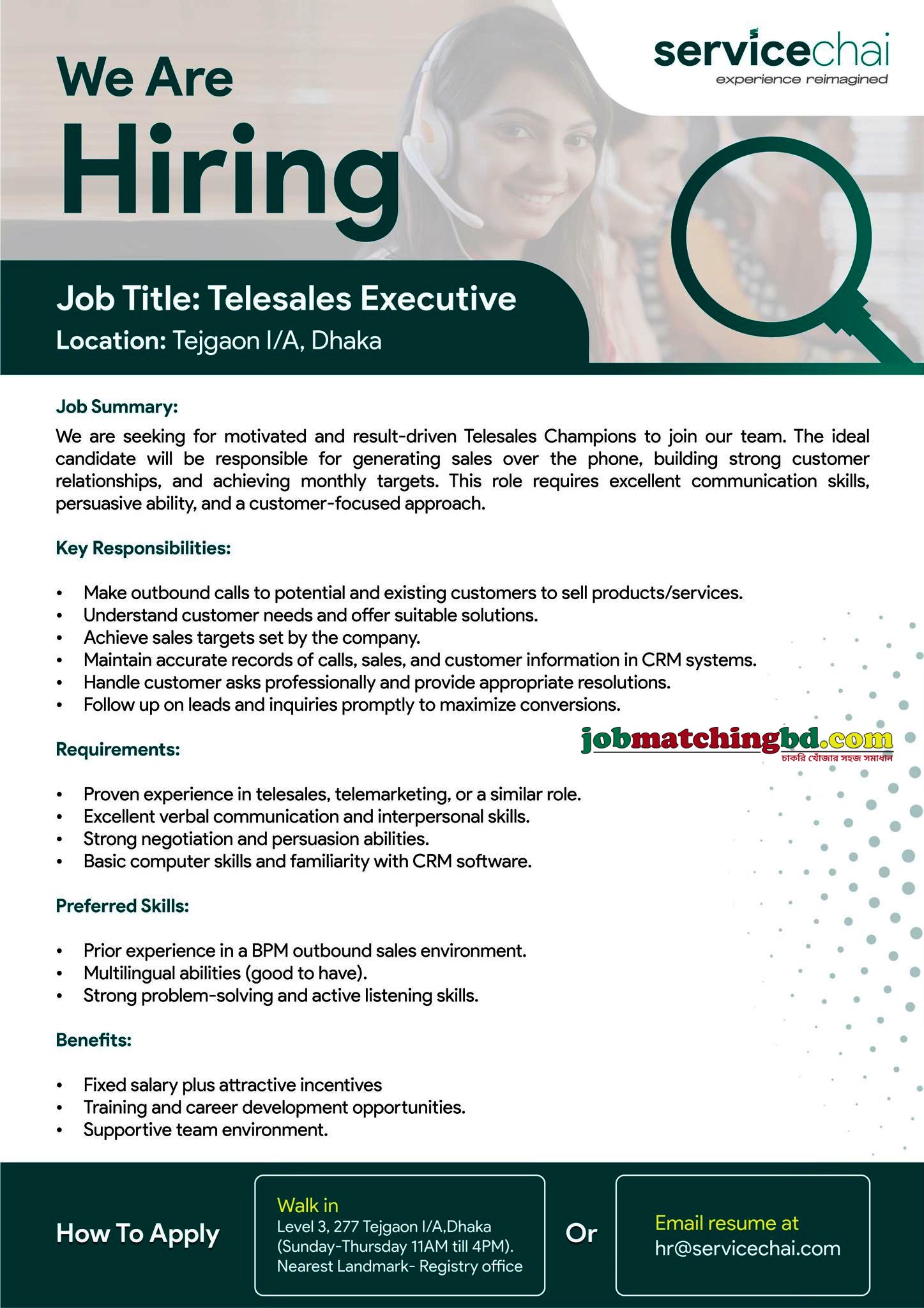 Sales and Marketing Job