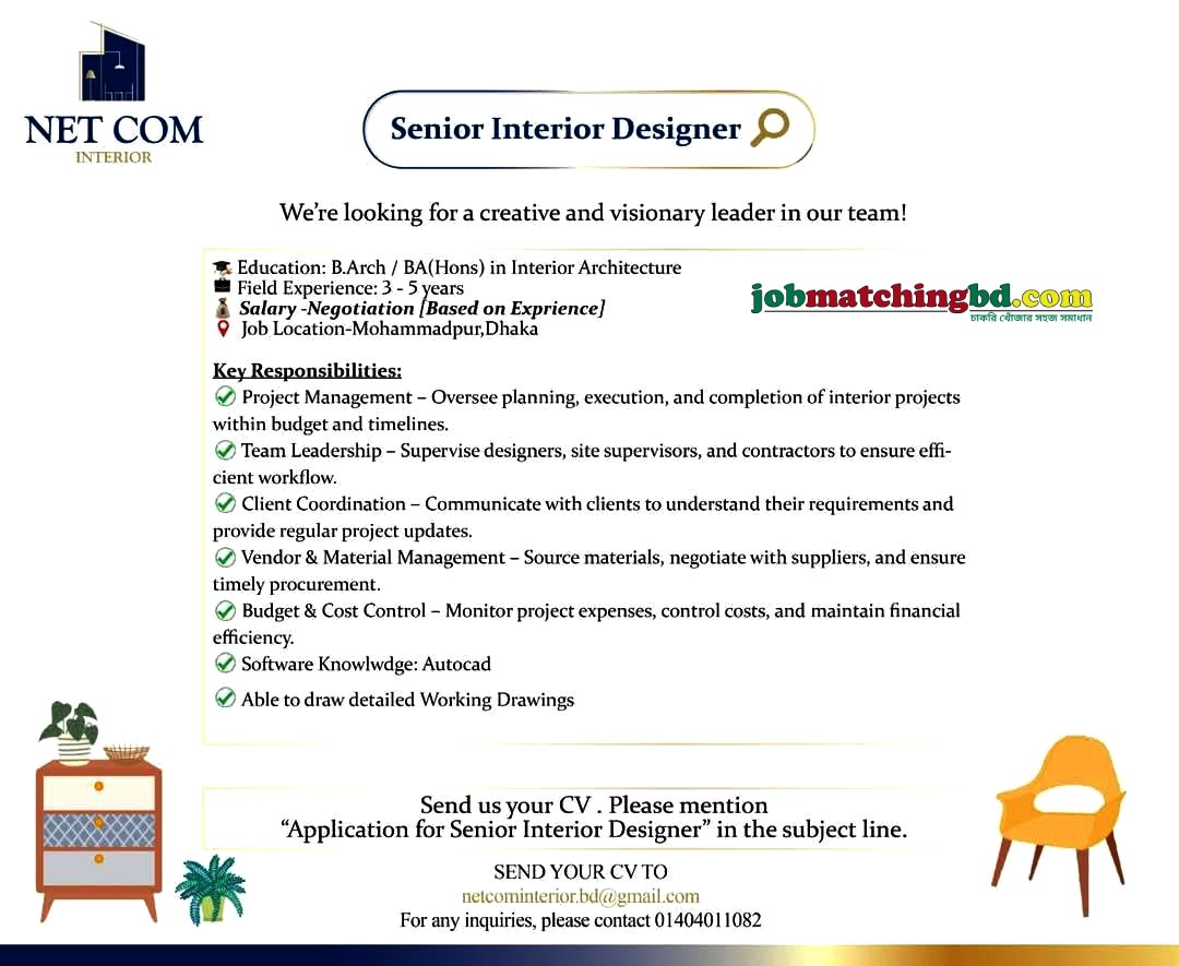 Architect Job in Bangladesh
