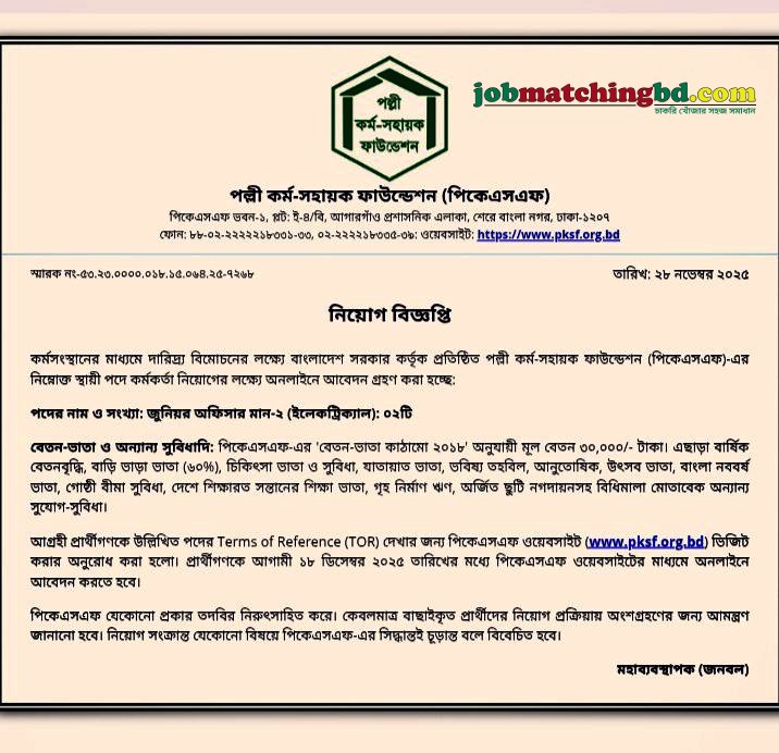 Ngo Job Circular