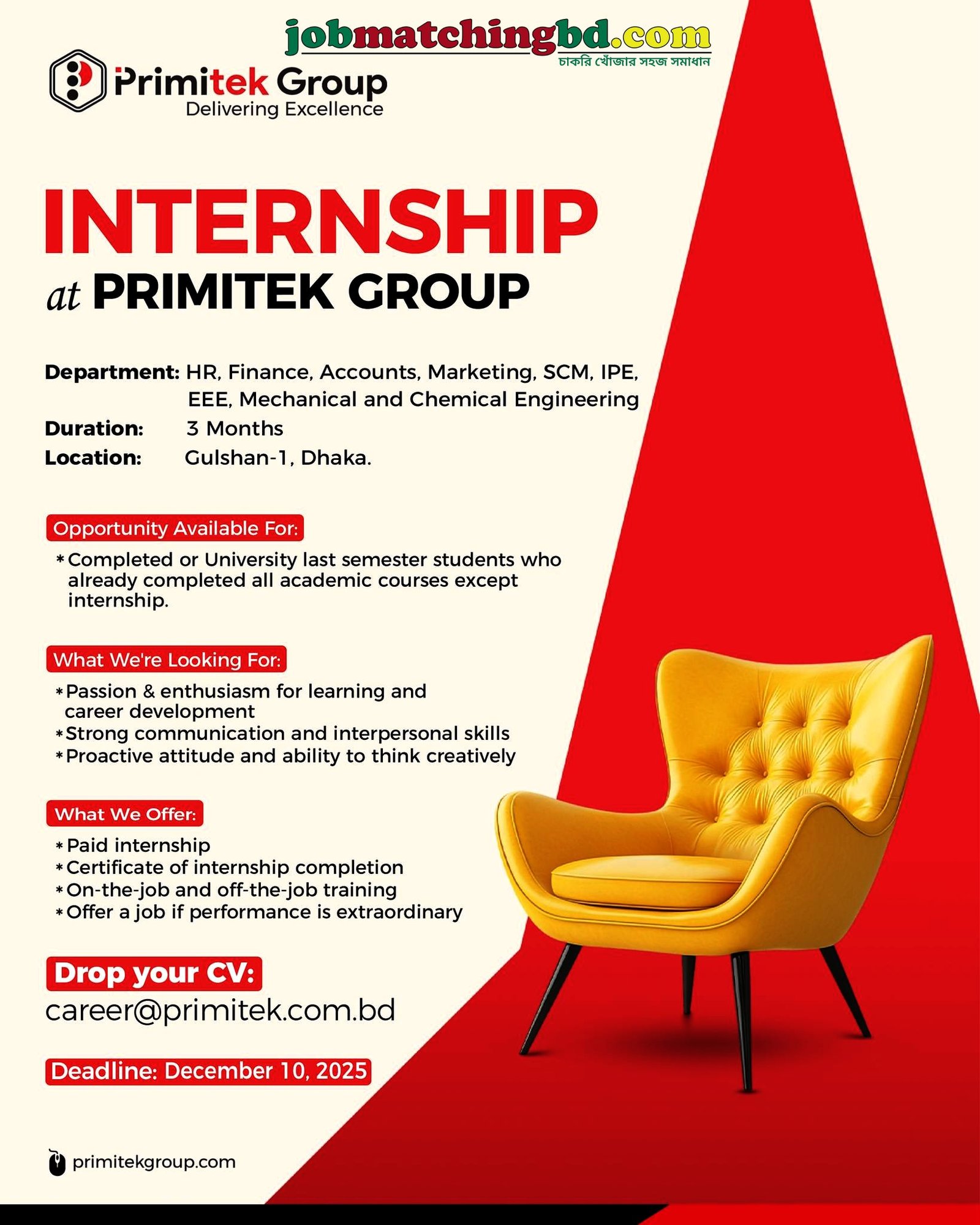 Internships in Dhaka