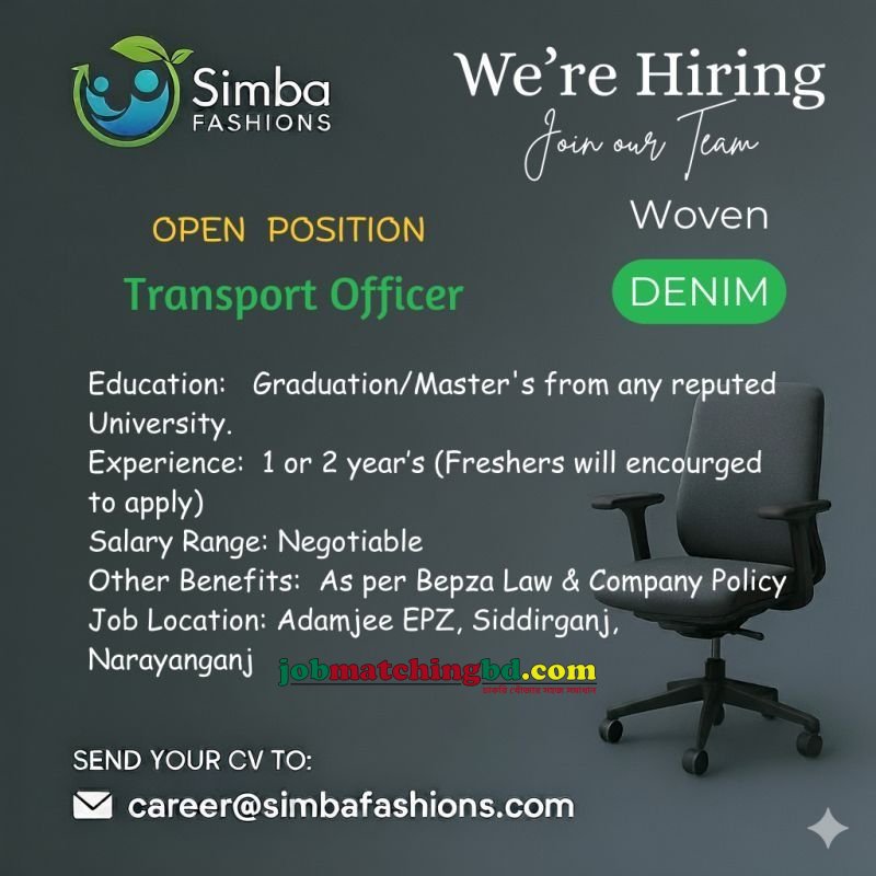 Garments Job in Narayanganj
