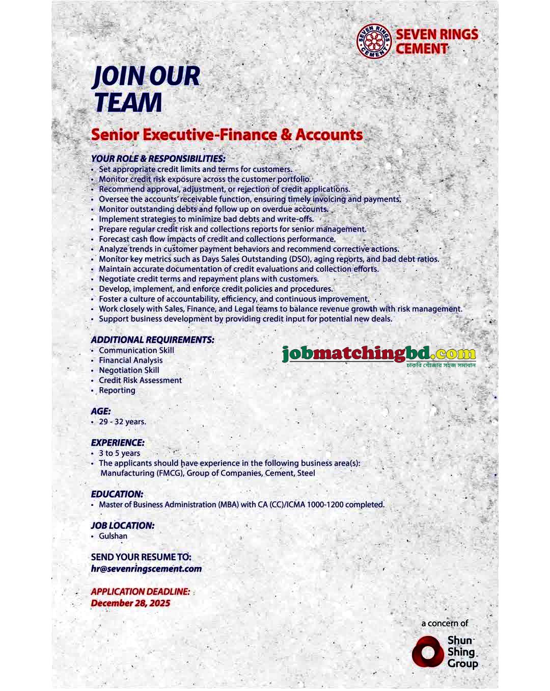Accounts Jobs in Bangladesh