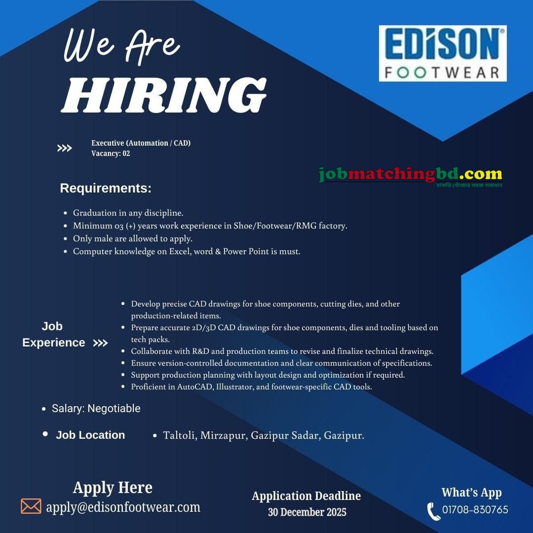Garments Job Bangladesh
