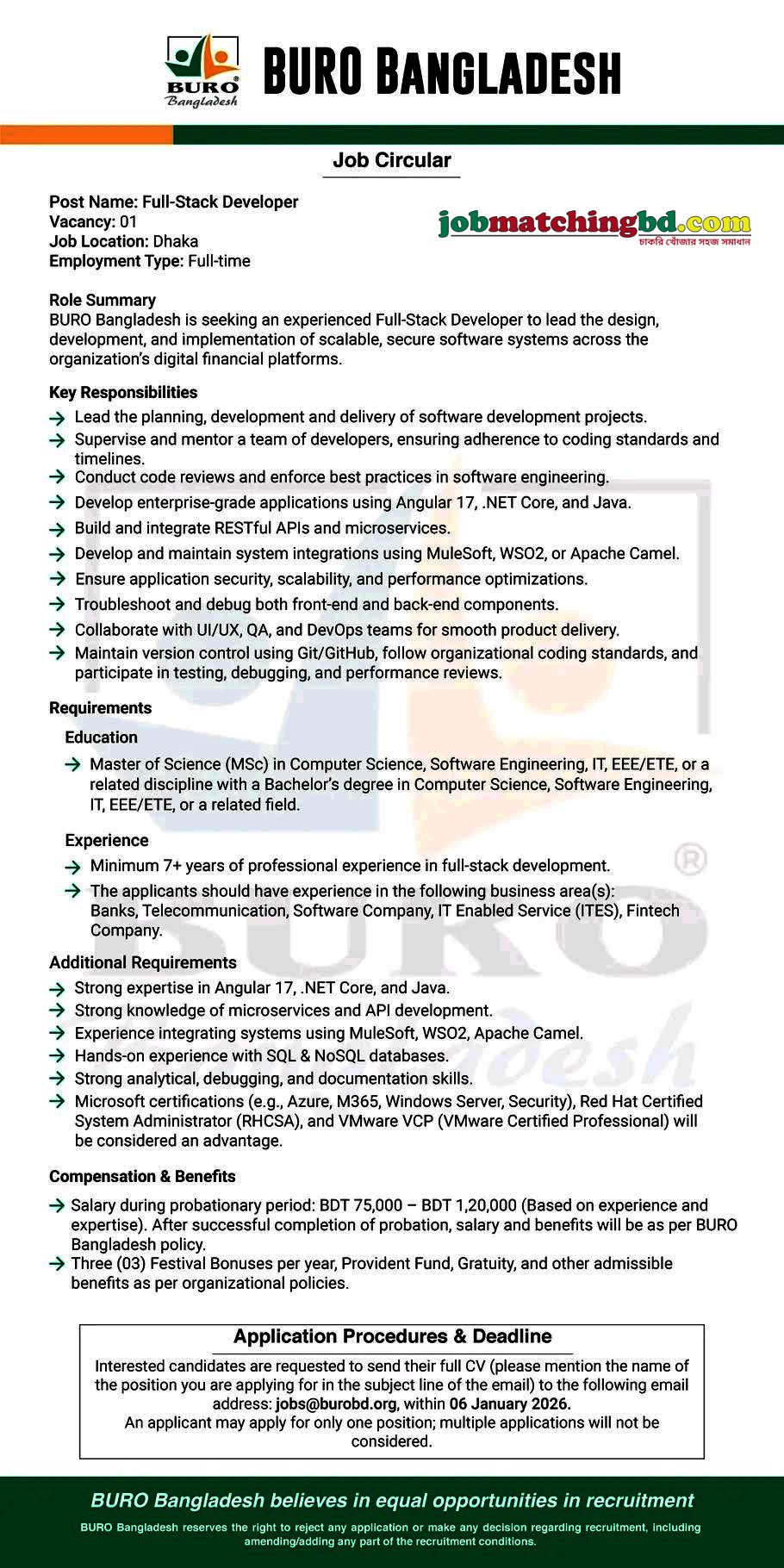 NGO Jobs in Bangladesh