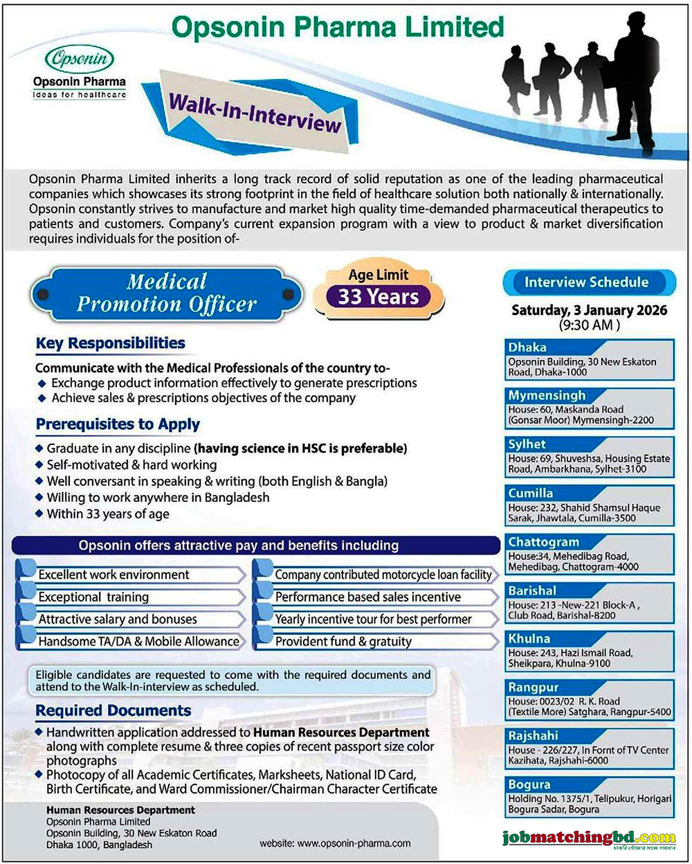 Pharma Job in Bangladesh