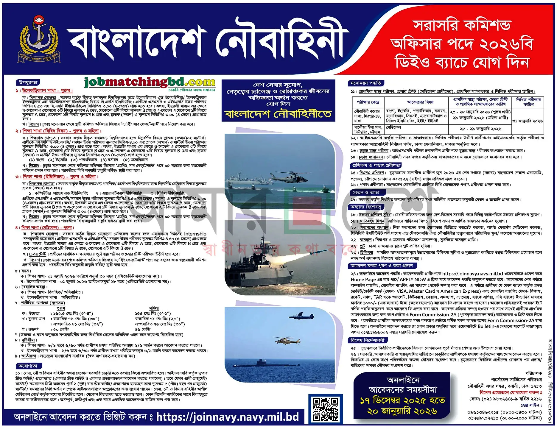 Navy Job Circular
