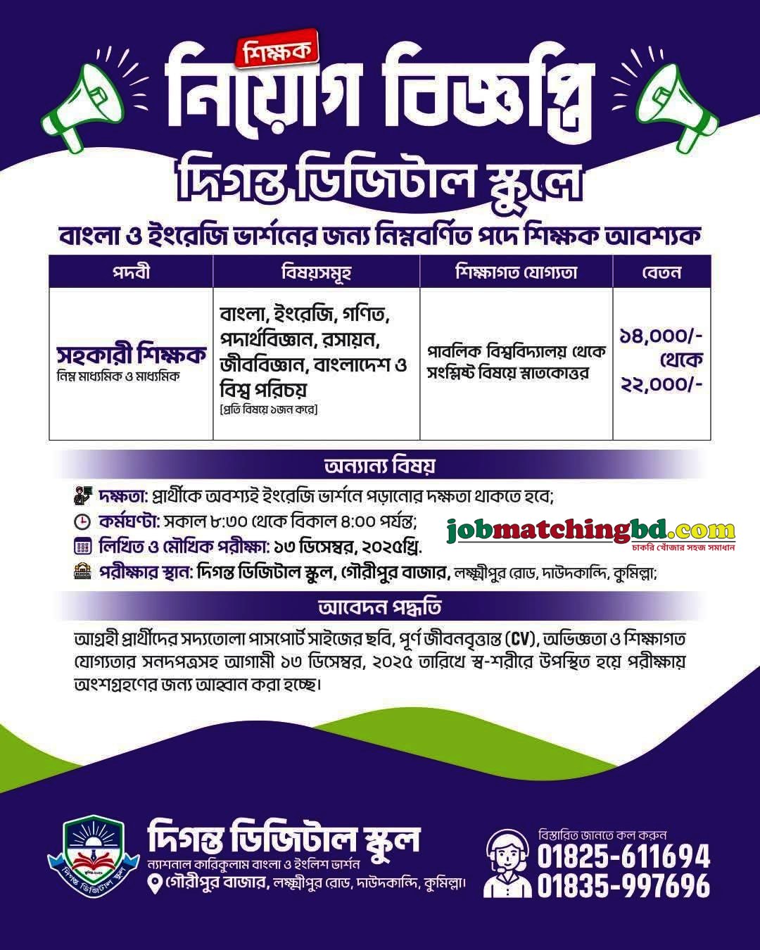 Teacher Jobs in Bangladesh