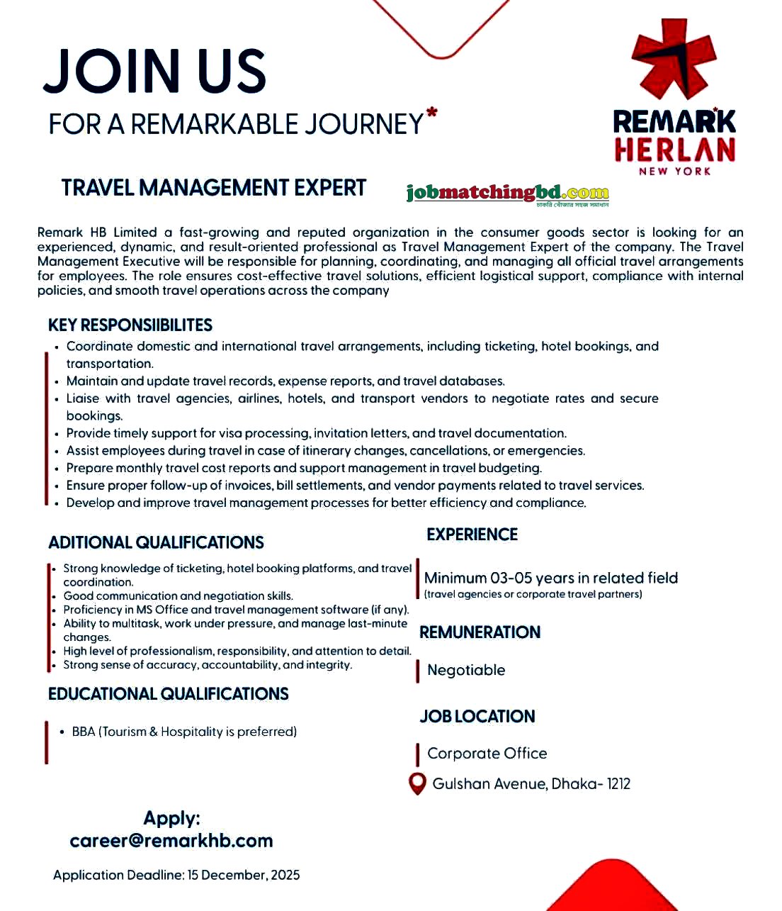 Tourism Management Jobs