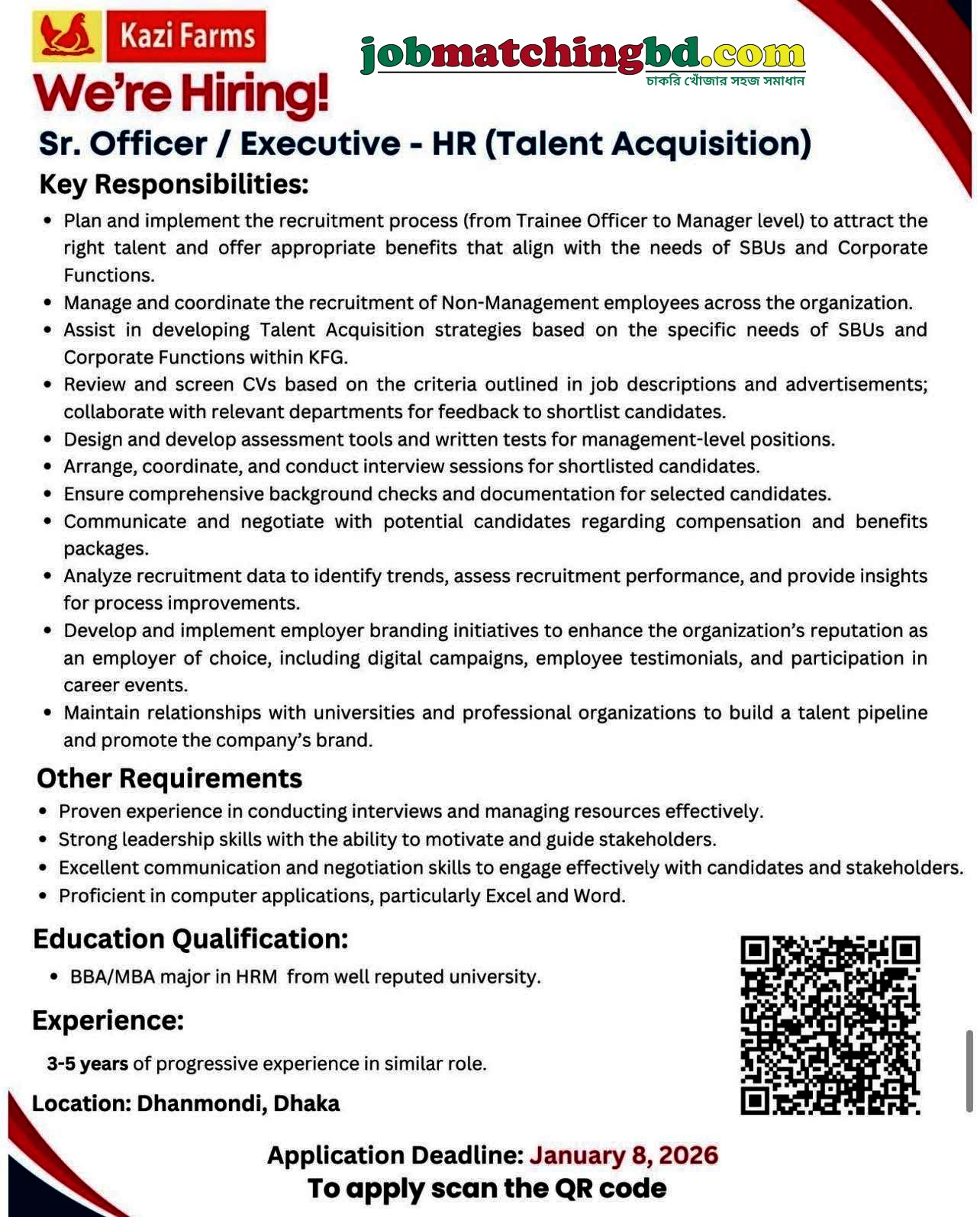 HRM Jobs in Bangladesh
